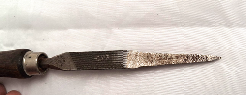 VTG Wood Handle Files -Blue Point GA-98 Adjustable Jaw & Nicholson Slim Taper - Bild 11 von 15