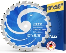10 inch Saw Blade Construction - Table Saw Blades 10 inch - 10 Saw Blade Carb...
