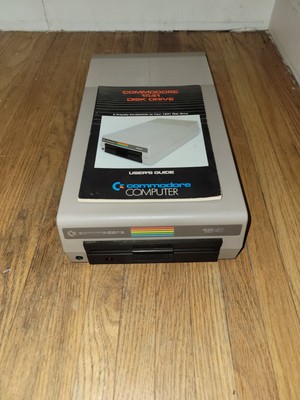 Vintage Gaming Electronics Commodore 1541 Disk Drive with Manual - Powers On
