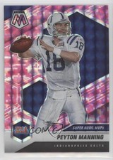 2021 Panini Mosaic Super Bowl MVPs Pink Camo Prizm Peyton Manning #287 HOF uk2