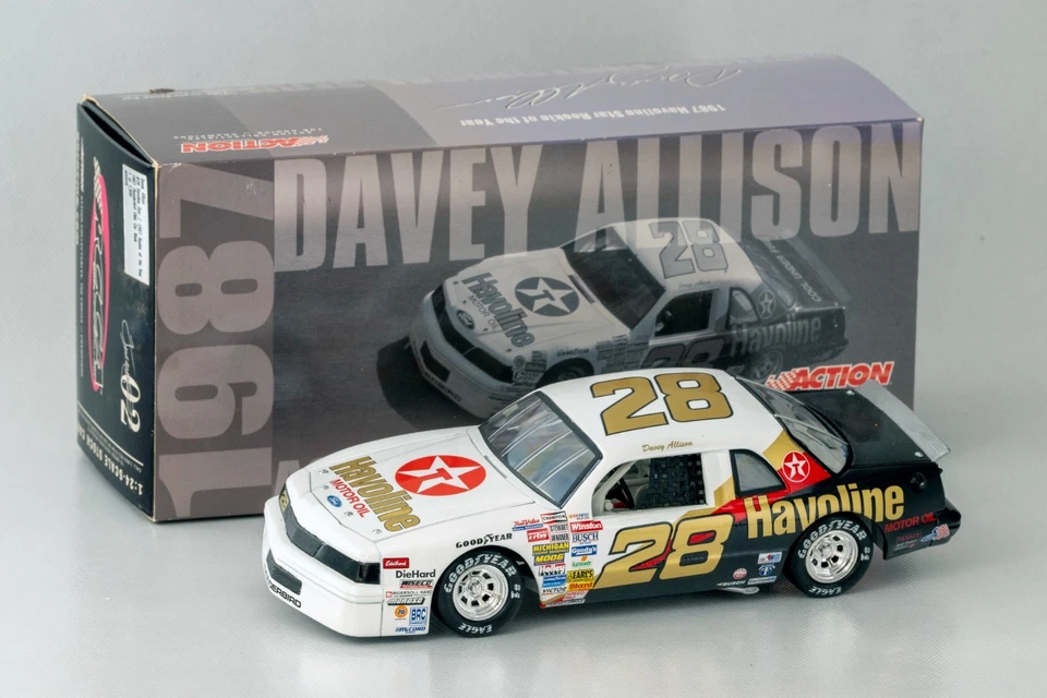 Davey Allison #28 Havoline Rookie 1987 Thunderbird 1/24 - 50th Anniversary Car - Image 2 of 4
