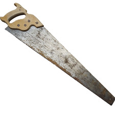 Vintage Corsair Hand Great Neck Saw 29"x6-1/2” USA Tempered Steel C26S-8 8-Point