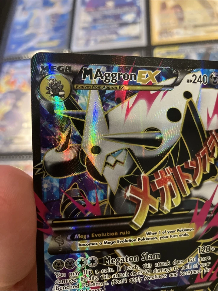 Pokémon TCG: M Aggron EX (154 Full Art) Ultra Rare 154/160 XY Primal Clash - Image 2 of 4