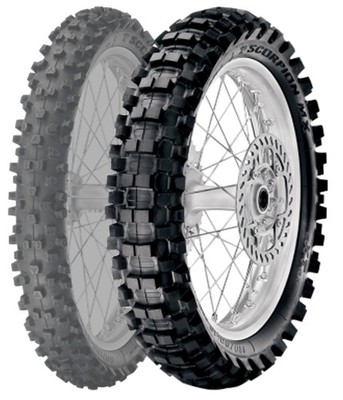 Pirelli 4024700 Scorpion MX Extra-X Mid-Soft/Mid Hard Rear Tire 120/90-19