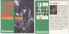 1 HEINEKEN JAZZ BEER MAT BEERCOASTER SOUS BOCK VILTJE