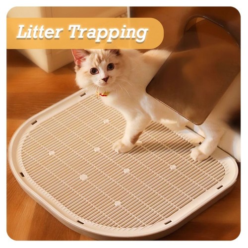 Heightened Cat Litter Pad 19.4inch Cat Litter Trapping Mat Pet Supplies