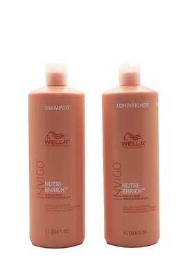 Wella INVIGO Nutri-Enrich Deep Nourishing Shampoo & Conditioner Liter Duo by