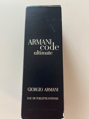 Armani Code Ultimate 75mL cologne eau intense new open box Discontinued