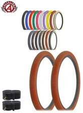 AltaLine Bicycle Tire 24" x 2.125" CLASSIC Mini BRICK Vintage Bike Tread w/TUBES