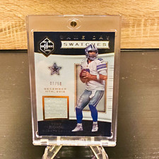 Panini 2017 Limited Tony Romo Cowboys Game Day Swatches Gds-tr Mem 50 Panini 2017 Limited Tony Romo Cowboys Game Day Swatches Gds-tr Mem 50