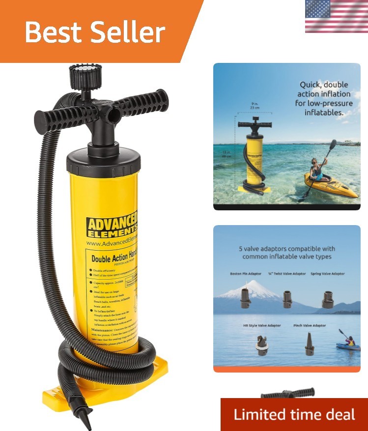 Double Action Pump w/Pressure Gauge