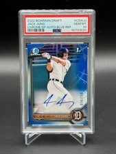 2022 Bowman Chrome Draft Jace Jung Blue Wave Refractor Auto /150 CDAJJ PSA 10