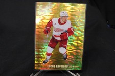 2025-26 Upper Deck Allure Lucas Raymond Color Flow Orange Yellow Spectrum /299