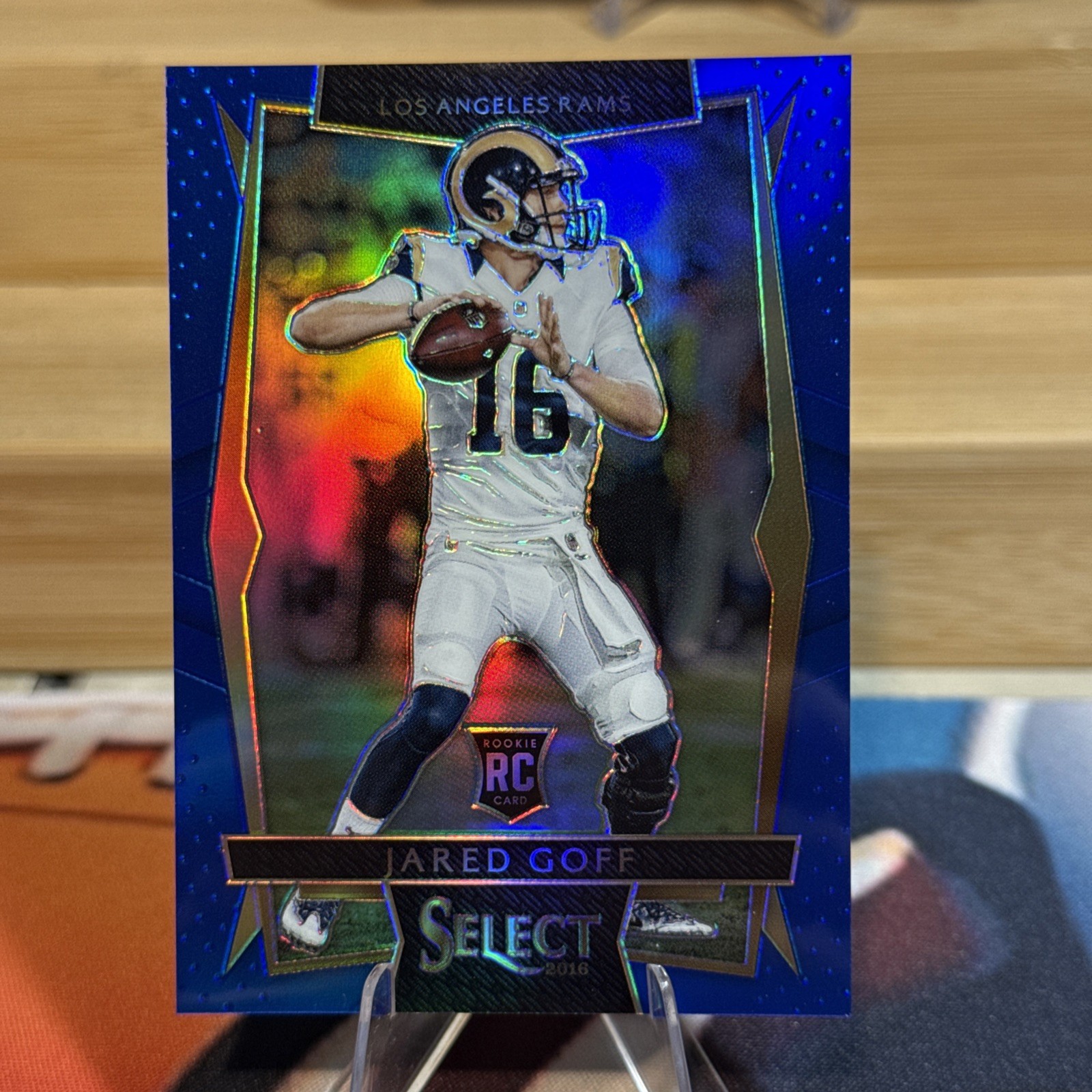 2016 Panini Select Jared Goff /149 Blue Prizm Rookie #63