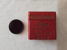 Original Leica Elmar E19 Infrared Rm Filter E. Leitz Wetzlar Black 19mm