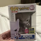 Funko Pop! Games Pokémon Mewtwo #581 Flocked 2020 Summer Con Exclusive