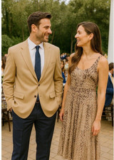 Jos A Bank Camel Hair Sports Coat Blazer Career Professor Wedding 43 R Tan