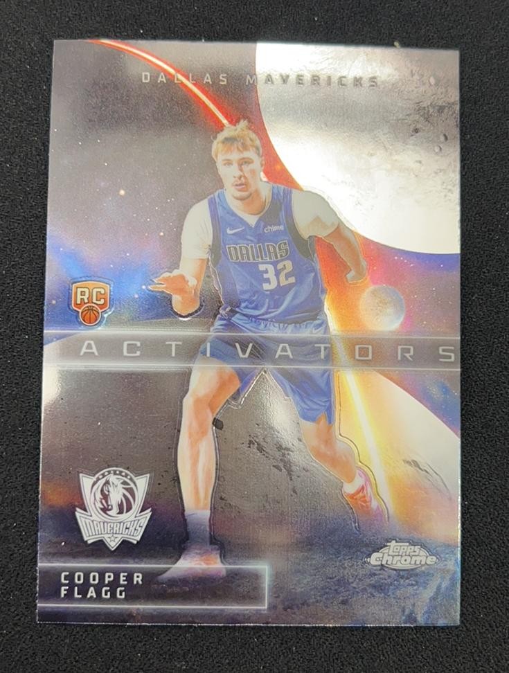2025-26 Topps Chrome Cooper Flagg RC Rookie Activators