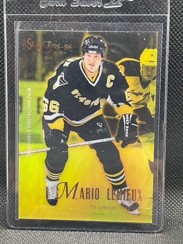 Mario Lemieux [Mirror Gold] #1 1995 Select Certified card