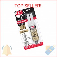 J-B Weld 50133 Plastic Bonder Structural Adhesive Syringe - Tan - 25 ml