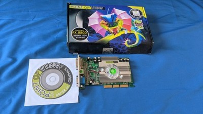 POV GeForce  FX5500 256mb Agp 8x  Vintage Graphics card