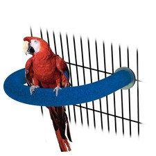 Rypet U-Shape Parrot Perch Stand Toy for Paw Grinding Clean, Exercise, Rough