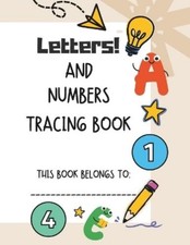 Afram Publishing Letter and Number Tracing Book Paperback
