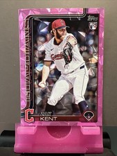 Topps 2025 Update Zak Kent Cleveland Guardians Pink Diamante Rookie #US238