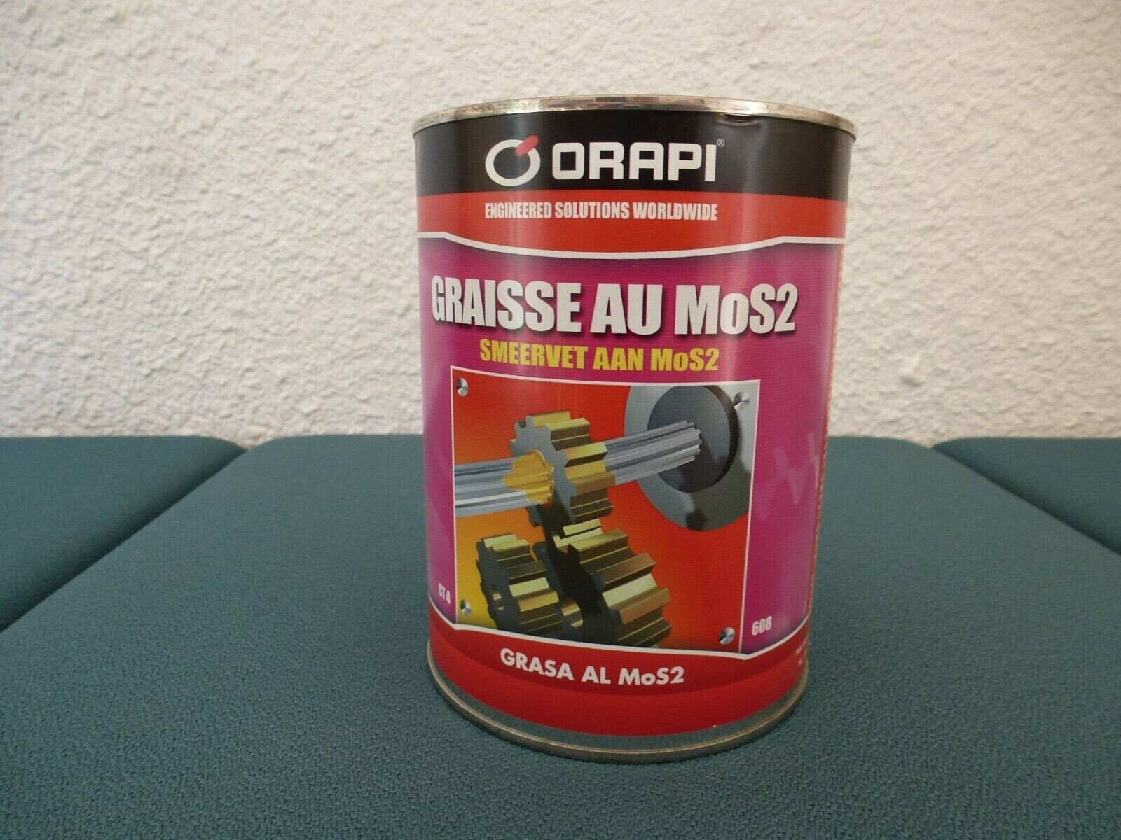 Graisse extrême pression MoS2 CT4 Orapi évite le grippage des paliers 1 kg