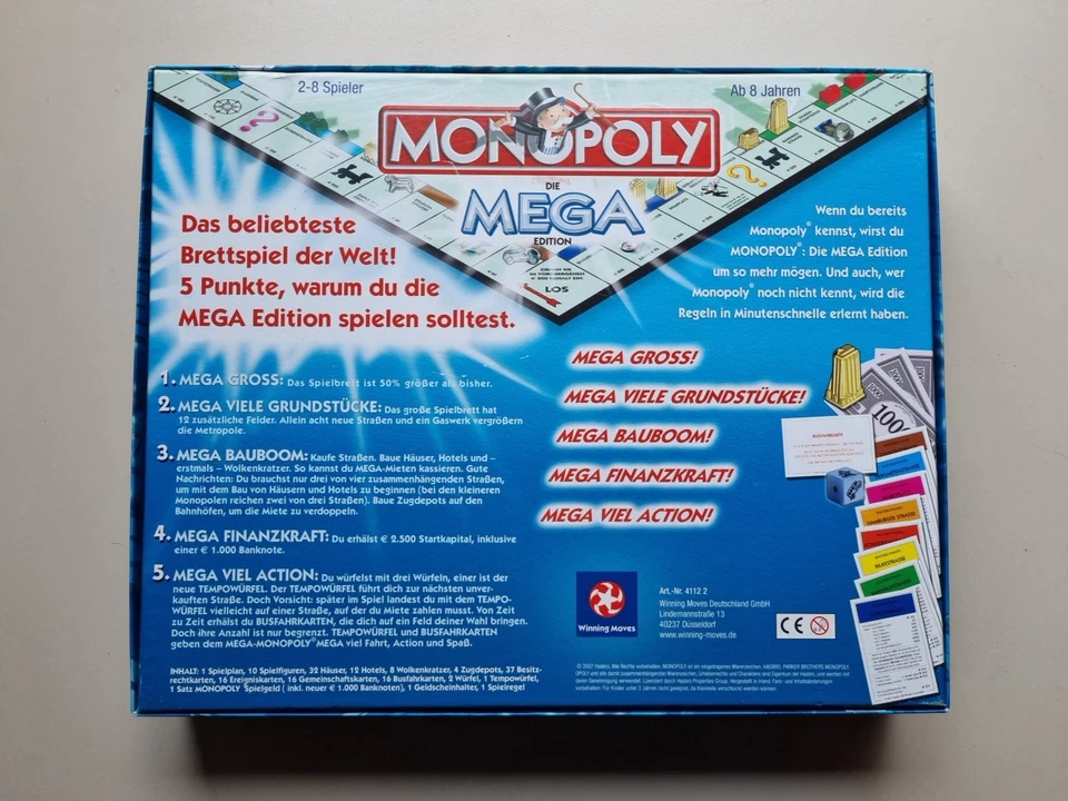 Monopoly - Die Mega Edition in OVP - Bild 2 von 4