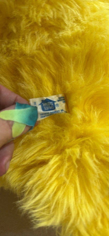 Peluche Hasbro Softies Sesame Street Big Bird 1985 grande de colección Foto 3 de 4