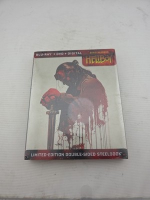 Hellboy (2019) Limited-Edition Blu-Ray Steelbook with slipcover. New SEALED!