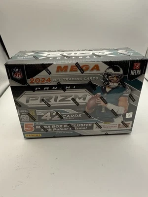 2024 Panini Prizm NFL Football Mega Box Factory Sealed - Pink Pulsar