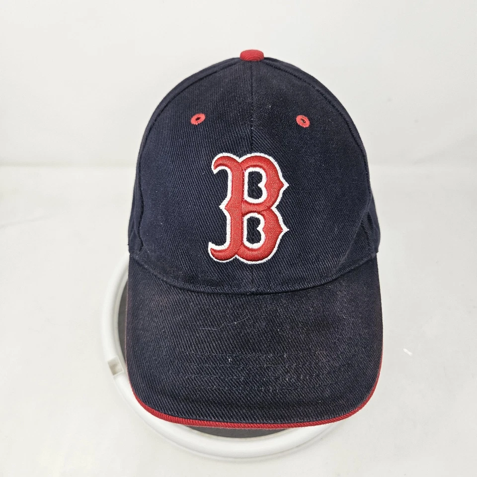 Boston Red Sox Hat Cap Strap Back XS Youth Navy Red MLB Baseball Mens - Image 2 of 4