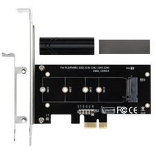 M.2 NVMe PCIe Adapter Aluminum Heat Sink Fits 2230/2242/2260/2280 SSD X1 Mac