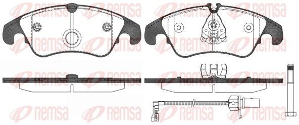 Remsa Bremsbelagsatz, Scheibenbremse 1304.31 FüR Audi-image