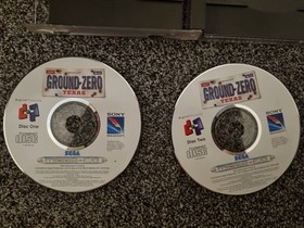 Sega Mega CD Game Ground Zero Texas - PAL - Complete w'Manual - Tested & Working