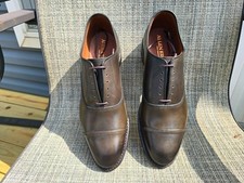 NWB Allen Edmonds "PARK AVENUE" Cap-Toe Oxfords Olive Made in USA - 8 D