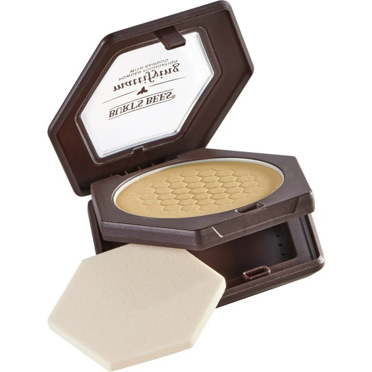 Burt’s Bees Mattifying Powder Foundation 100% Natural Origin Bamboo Nutmeg 1130 - Image 2 of 2