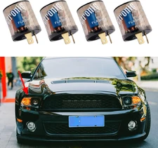 4PCS LED Flasher Relay, 2 Pin Heavy Duty 12V LED Turn Signal Relay for Fixing Hy
