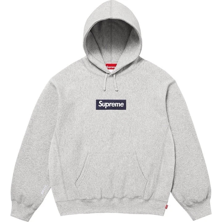 トップス Supreme Box Logo Hooded Sweatshirt XL 25 Supreme Box Logo Hooded Sweatshirt - XL - Grey (FW25) ✓ IN-HAND