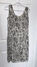 Lundstrom Collection Beige Speckle Dress - Size 10 Womens
