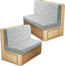 RV Dinette Cushion Covers, Stretch Camper Cushion Slipcovers for Travel Trailer