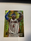 2014/15 Panini Prizm Josh Smith #10/10 Gold Pulsar 26 Detroit Pistons Basketball