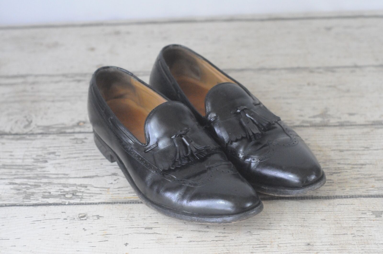 Vintage Johnston and Murphy Mens Shoes Sz 10.5 M … - image 1