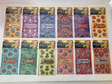 NEW Stink Factory Dr. Stinky’s Scratch-N-Sniff Scented Stickers- Lot Of 12