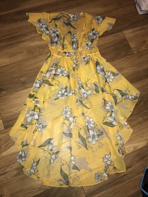 mustard beach cover up