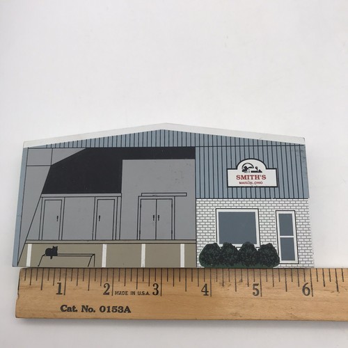 1996 THE CAT'S MEOW SMITH 's Dairy Marion OH Shelf Sitter Signed Faline 96 - Picture 5 of 7