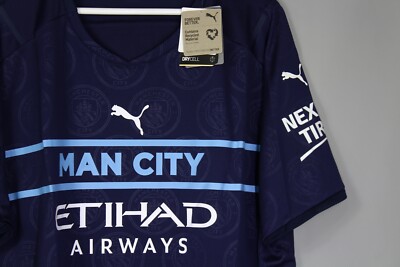 NWT MANCHESTER CITY 2021/2022 THIRD FOOTBALL SHIRT JERSEY XXL PUMA