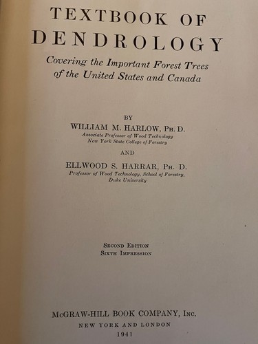 The Textbook Of Dendrology 1941 2nd Edition Hardcover - Imagen 10 de 10